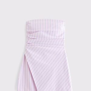 Abercrombie & Fitch Pink and Blue Strapless Dress